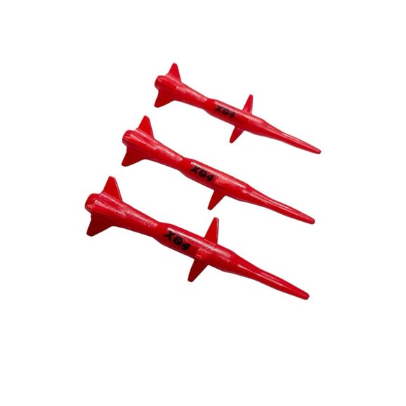 Vintage Lot Of 3 Stinger Missiles 1984 GI Joe Cobra Stinger ARAH - Picture 3 of 6